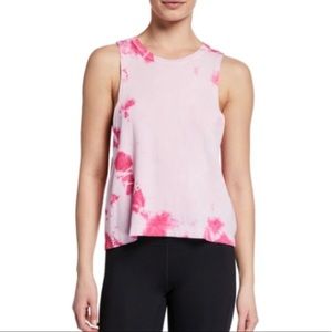 Soulcycle X Spiritual Gangster Supernova Tank in Pink Tie Dye